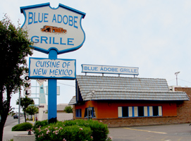 Blue Adobe Santa Fe Grille...Known for it's New Mexico-style cuisine!