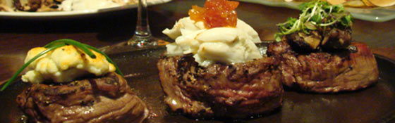 San Diego Restaurants Island Primes Filet Mignon Trio