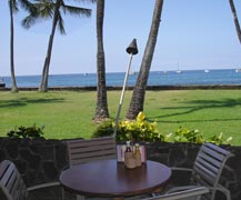 For beautiful ocean views, it's Kona Inn Restaurant in Kailua-Kona on the Big Island.