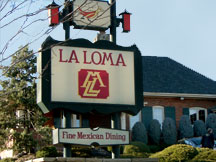 Entrance to La Loma Restaurant for Dining in Denver