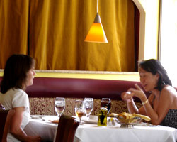Guests enjoy dinner at Mama Gina's Italian Restaurant in Palm Desert