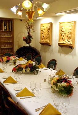 The Wine and Banquet Room at Mamma Gina's Italian Restaurant!