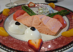 Filet of Fresh Norwegian Salmon at Melvyn's Restaurant