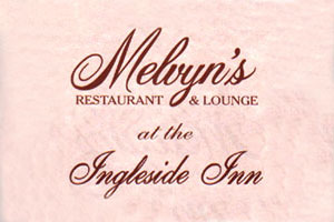 Dinner Menu for Melvyn's Restaurant & Lounge at the Ingleside Inn for Fine Steak and Seafood Dining in Palm Springs California