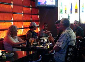 Guests enjoy dinner at Okura Robata Grill & Sushi Bar!