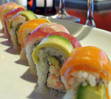 Enjoy fresh sushi all day long at Okura Robata Grill & Sushi Bar
