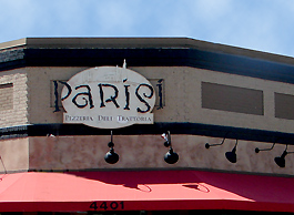 Parisi:  Pizzeria--Deli--Trattoria, in North Denver