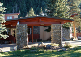 Entrance to the Mary Murphy Steak House at Mt. Princeton Hot Springs Resort