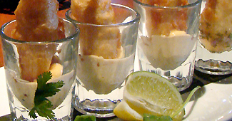 Tempura Mexican White Shrimp Skewers
