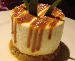 Pineapple Upside Down Vanilla Cheesecake