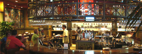 Relax at Tommy Bahama's well-stocked full bar.