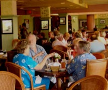 Dine in the relaxed island atmosphere of Tommy Bahama's in Sarasota