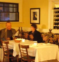 Casual, yet sophitiscated dining at Black Cat Bistro in Cambria