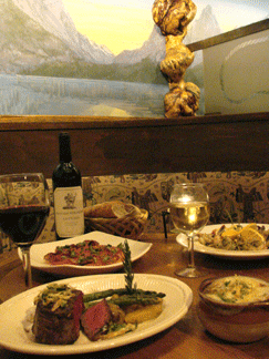 Fine steaks, fresh seafood and wild game at Million Dollar Cowboy Steakhouse in Jackson