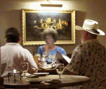 Dine in the western atmosphere of Million Dollar Cowboy Steakhouse in Jackson
