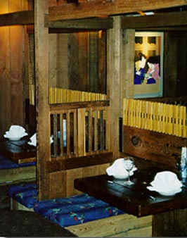 Enjoy Kenny Fukomoto's delicious Japanese-Fusion cuisine in the colorful atmosphere of the Flying Fish Grill in Carmel.