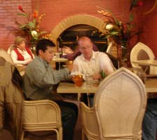 Seafood coastal cuisine in the warm atmosphere of Las Brisas Restaurant