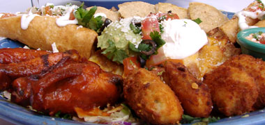 Appetizer Buffalo Wings at Las Casuelas Nuevas