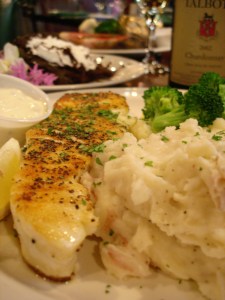Baked Alaskan Halibut