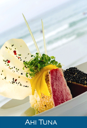 San Diego Restaurants Ahi Tuna, Divers Scallops, Chocolate Bar Crunch