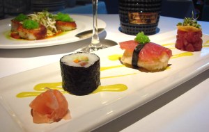 The Chef's Ahi Tasting is delicious.