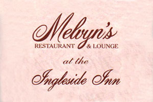 Lunch Menu for Melvyn's Restaurant & Lounge at the Ingleside Inn for Fine Steak and Seafood Dining in Palm Springs California