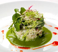 San Diego restaurants Crab Napoleon at Nine-Ten Restaurant