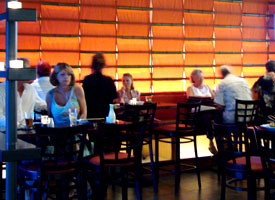 Guestse enjoy the ambiance of Okura Robata Grill!