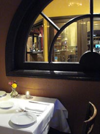 Table for two at Pasta Moon