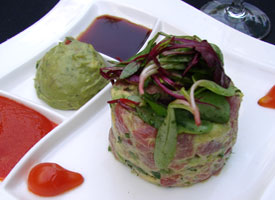 Ahi Tuna Tartare at Spencer's Restaurant