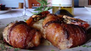 San Diego Restaurants Shrimp Diablo at Tom Hams Lighthouse Restaurant