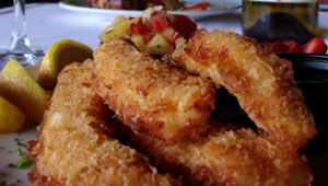 San Diego Restaurants Fried Calamari at Tom Hams Lighthouse