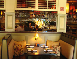 Relax in a cozy booth