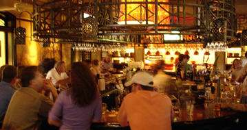 Guest relax at the full bar area!