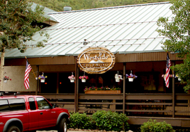 Entrance to Westside Cafe in Vail